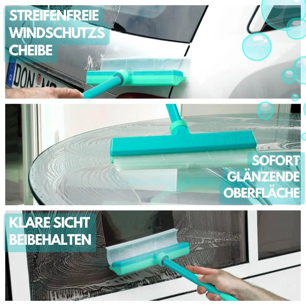 AquaGlide – Genießen Sie streifenfreien Glanz und tropffreie Reinigung.