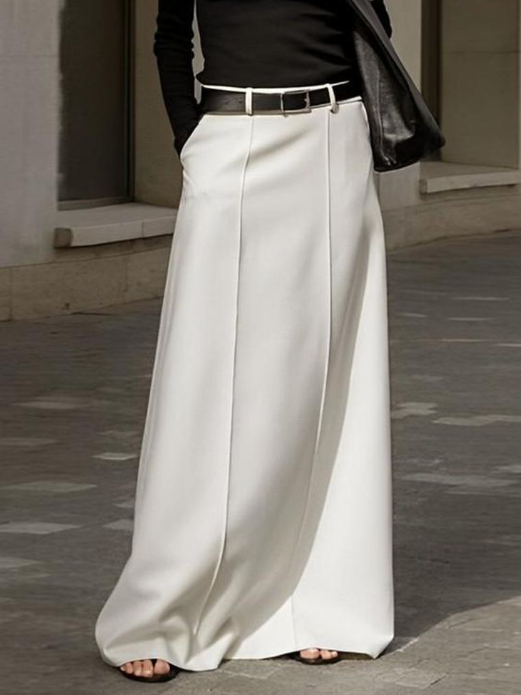 Faltengold™ Midi-Rock - Deine Eleganz, Dein Komfort, Dein Stil!