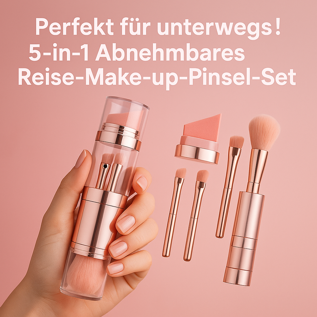LUXE Mini Kit - Weniger Chaos. Mehr Klasse. Dein 5-in-1 Profi-Pinsel für makellose Looks! ✨
