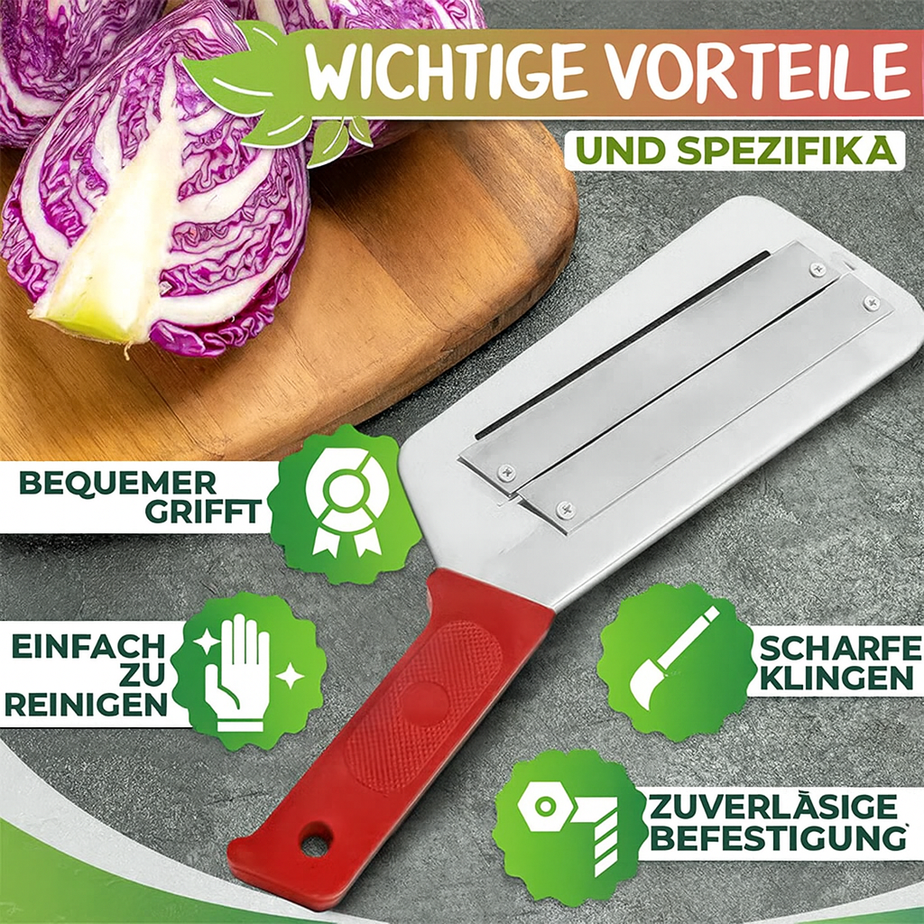 VegiGlide – Erstellen Sie perfekt gleichmäßige Scheiben und bereiten Sie Ihre Mahlzeiten mühelos zu.