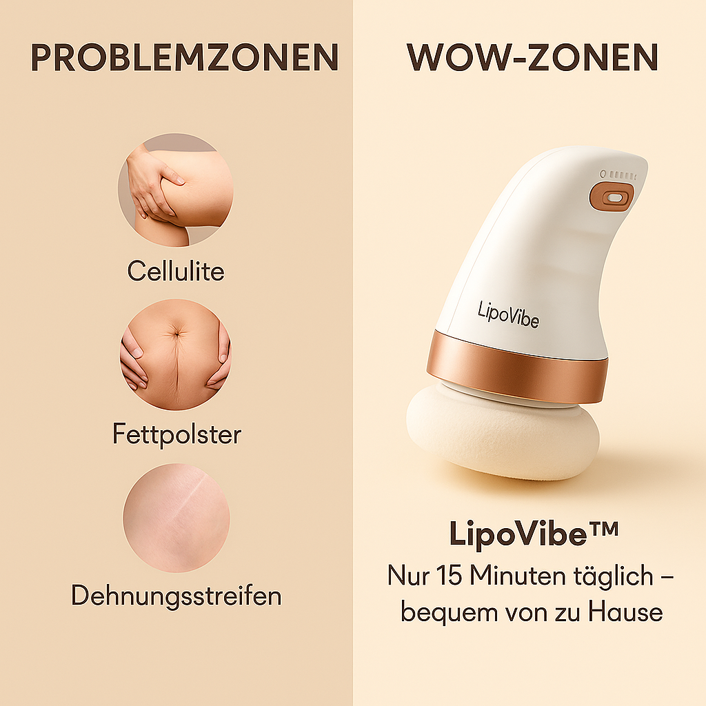 EvoSkin – LipoVibe: Holen Sie sich die Festigkeit Ihres Körpers und Ihre jugendliche Ausstrahlung zurück.