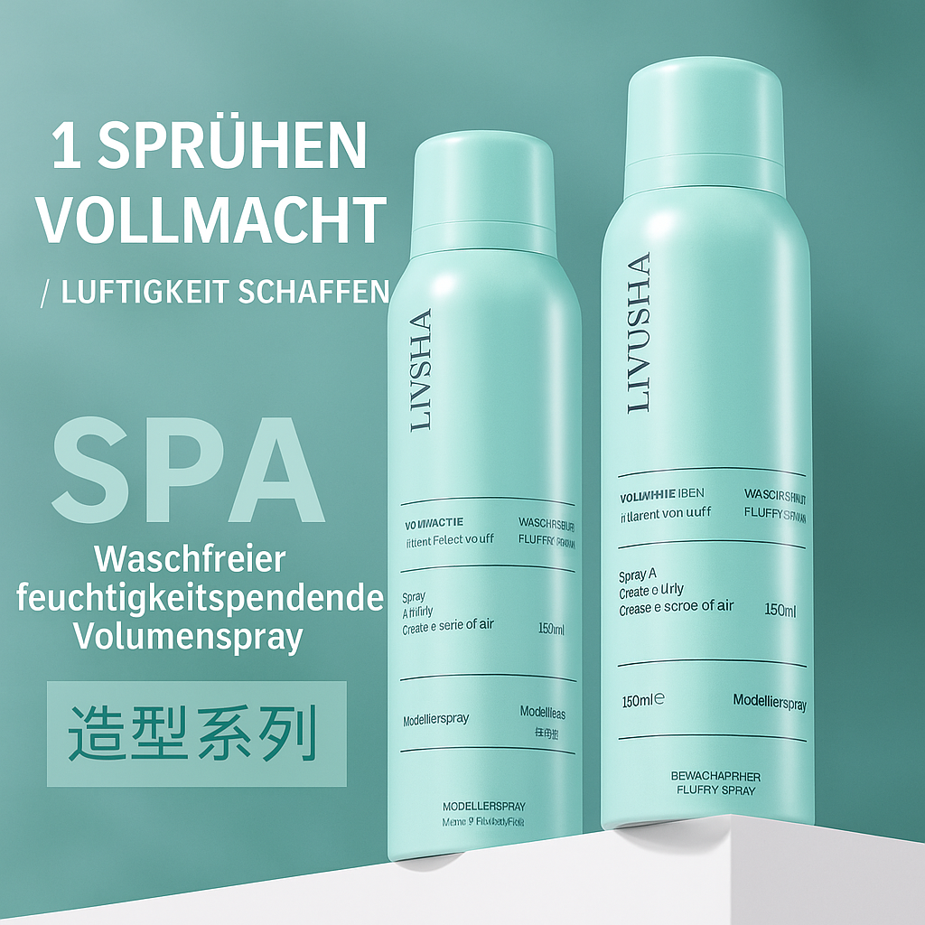 CloudMist – Volume & Trockenspray - Enthüllen Sie schwereloses Volumen und ein frisches Gefühl.