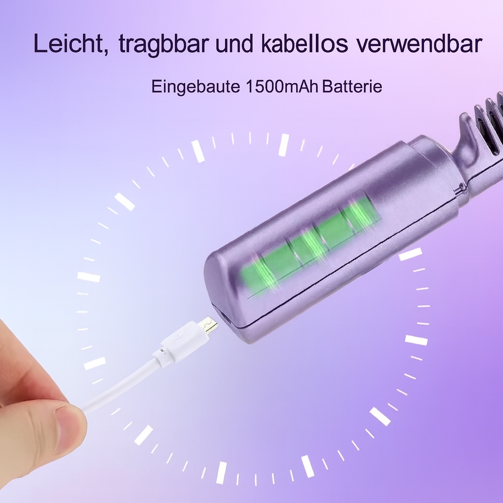 VeloceComb – Schnelles Stylen, sofortiges Auffrischen und perfektionieren Sie Ihren Look.