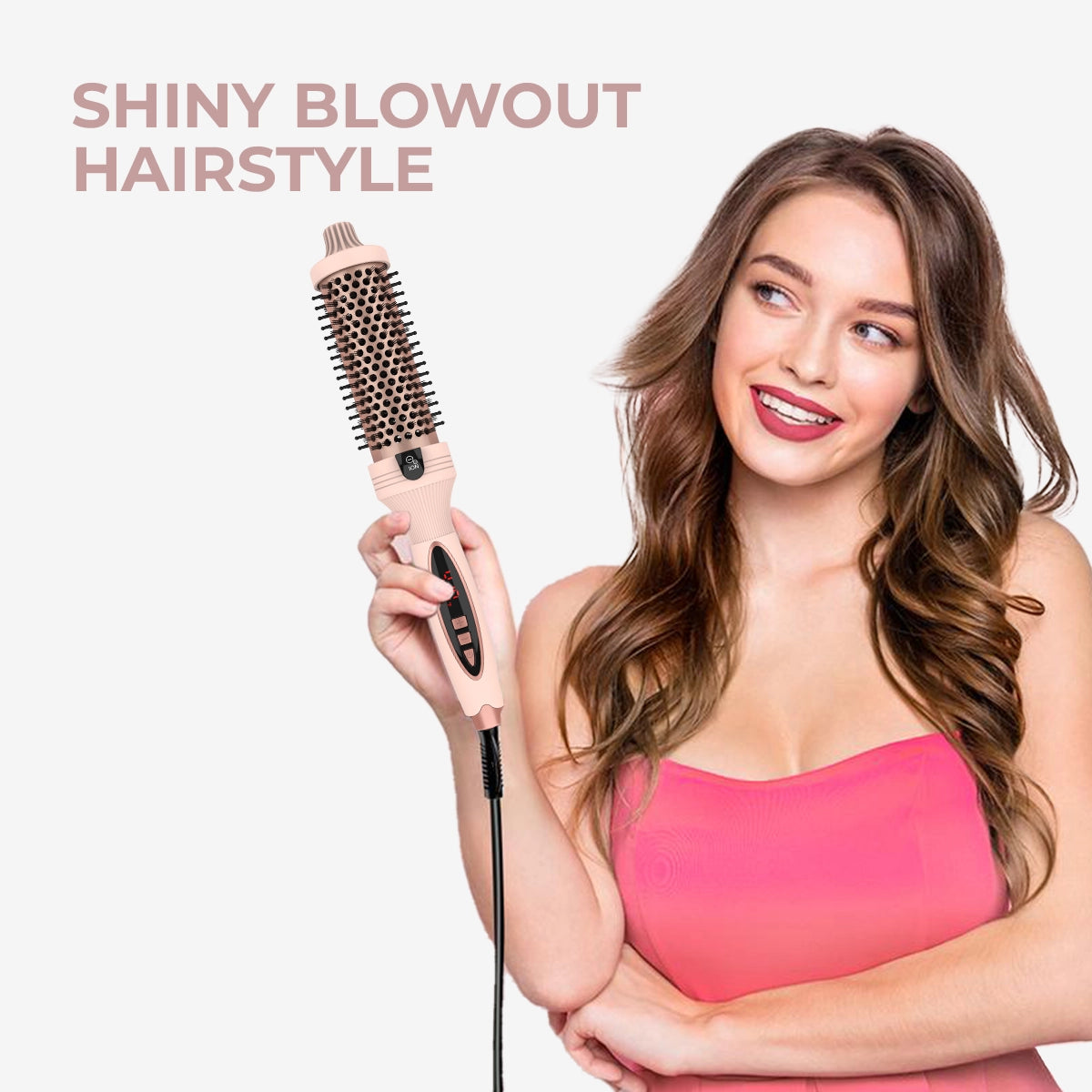 StyleShine™ Ionen-Bürste - Dein Salon-Look, seidig glänzend, in Sekunden!