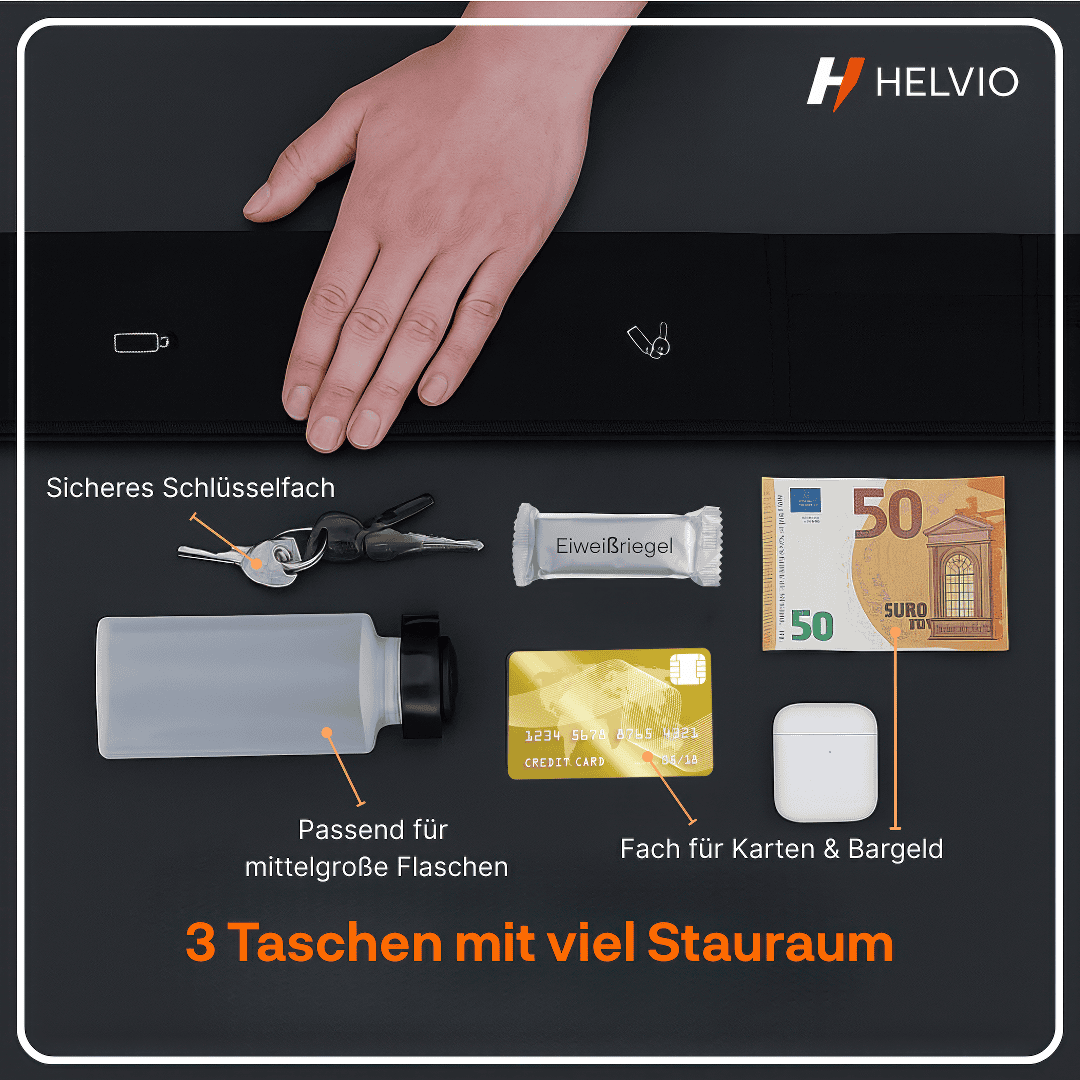 AeroPocket – Helvio | Bleiben Sie konzentriert und laufen Sie bequem.