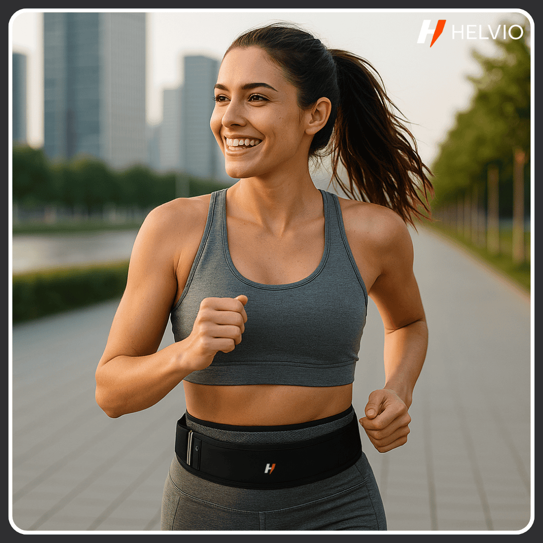 AeroPocket – Helvio | Bleiben Sie konzentriert und laufen Sie bequem.