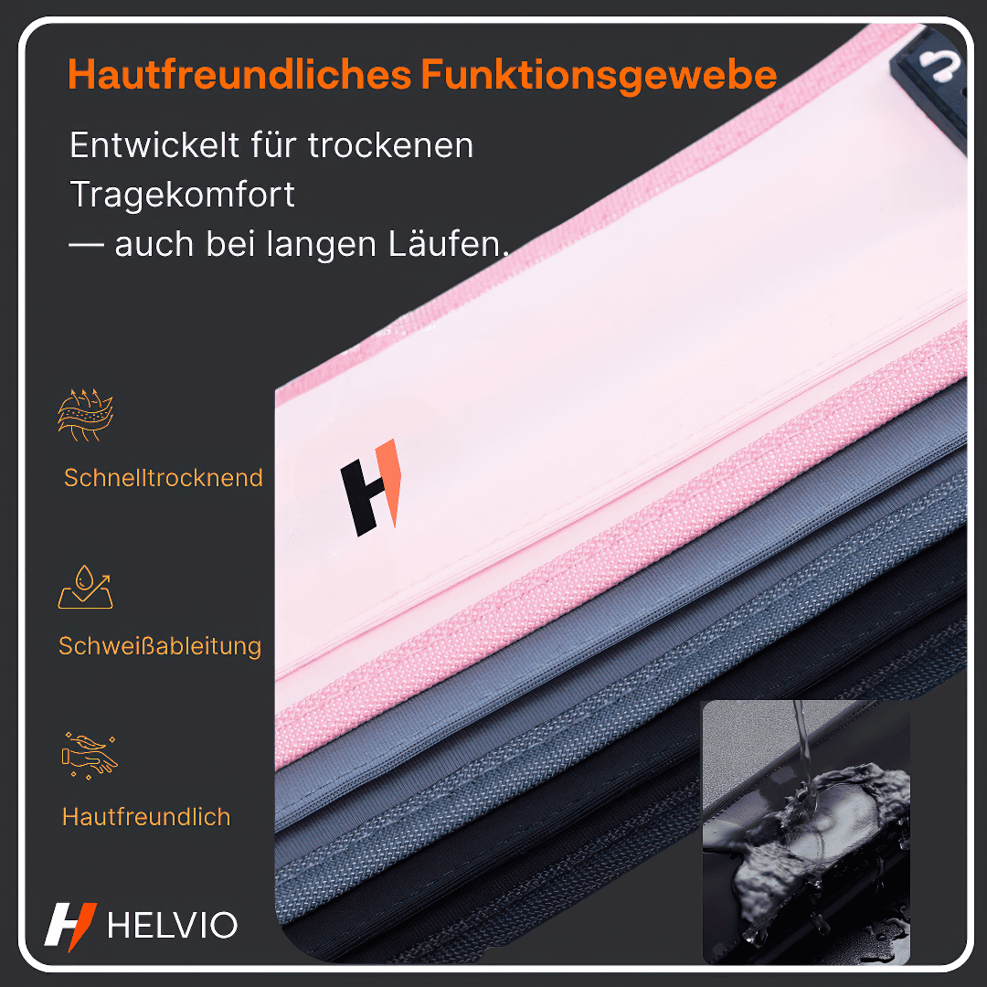 AeroPocket – Helvio | Bleiben Sie konzentriert und laufen Sie bequem.