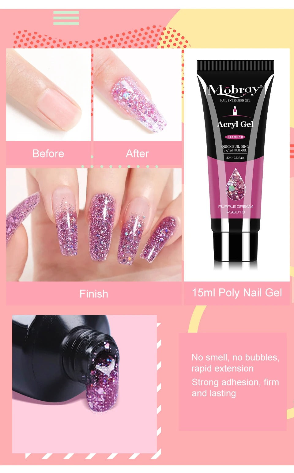 NailSculpt™ Pro-Gel Set - Deine Nägel: elegant, ausdrucksstark, perfekt zu Hause!