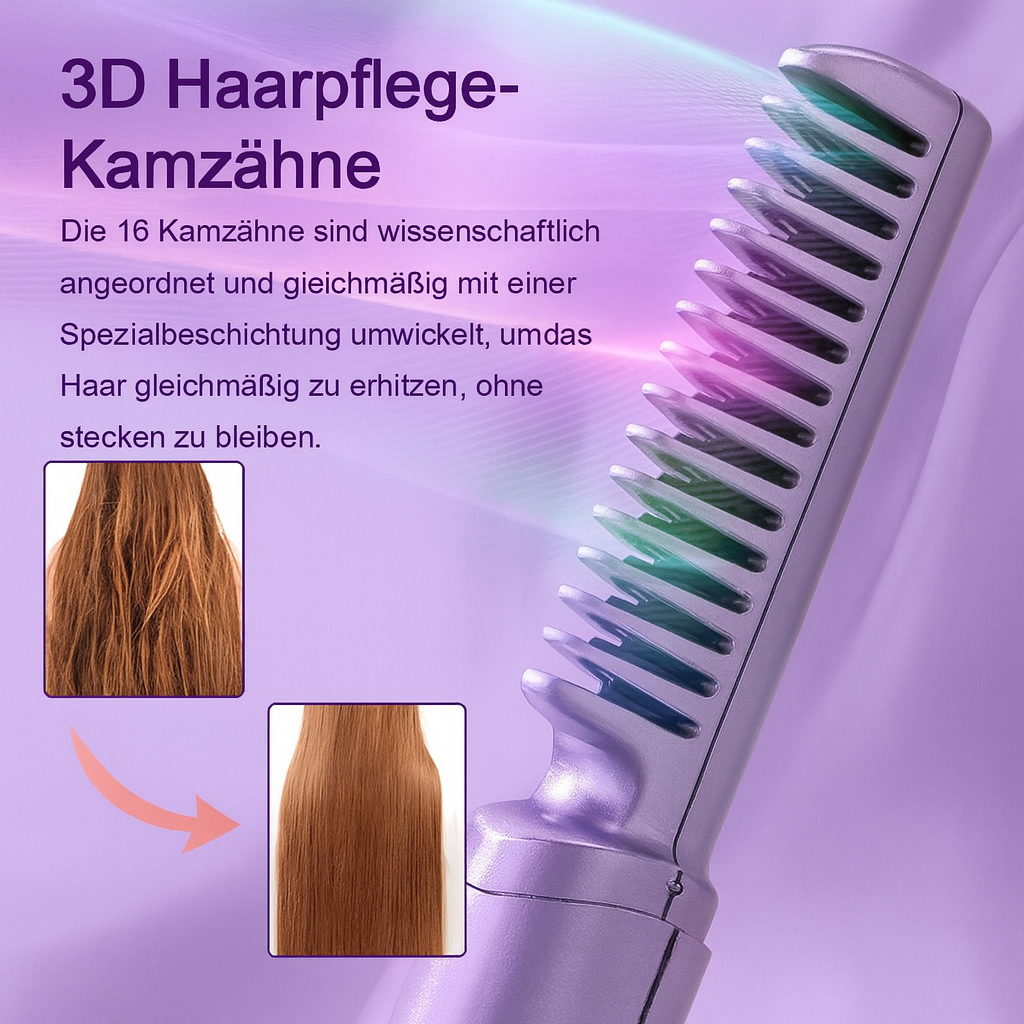 VeloceComb – Schnelles Stylen, sofortiges Auffrischen und perfektionieren Sie Ihren Look.