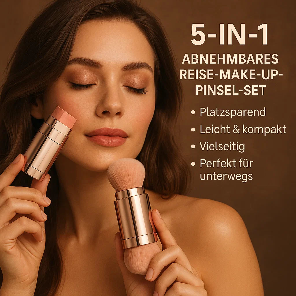 LUXE Mini Kit - Weniger Chaos. Mehr Klasse. Dein 5-in-1 Profi-Pinsel für makellose Looks! ✨