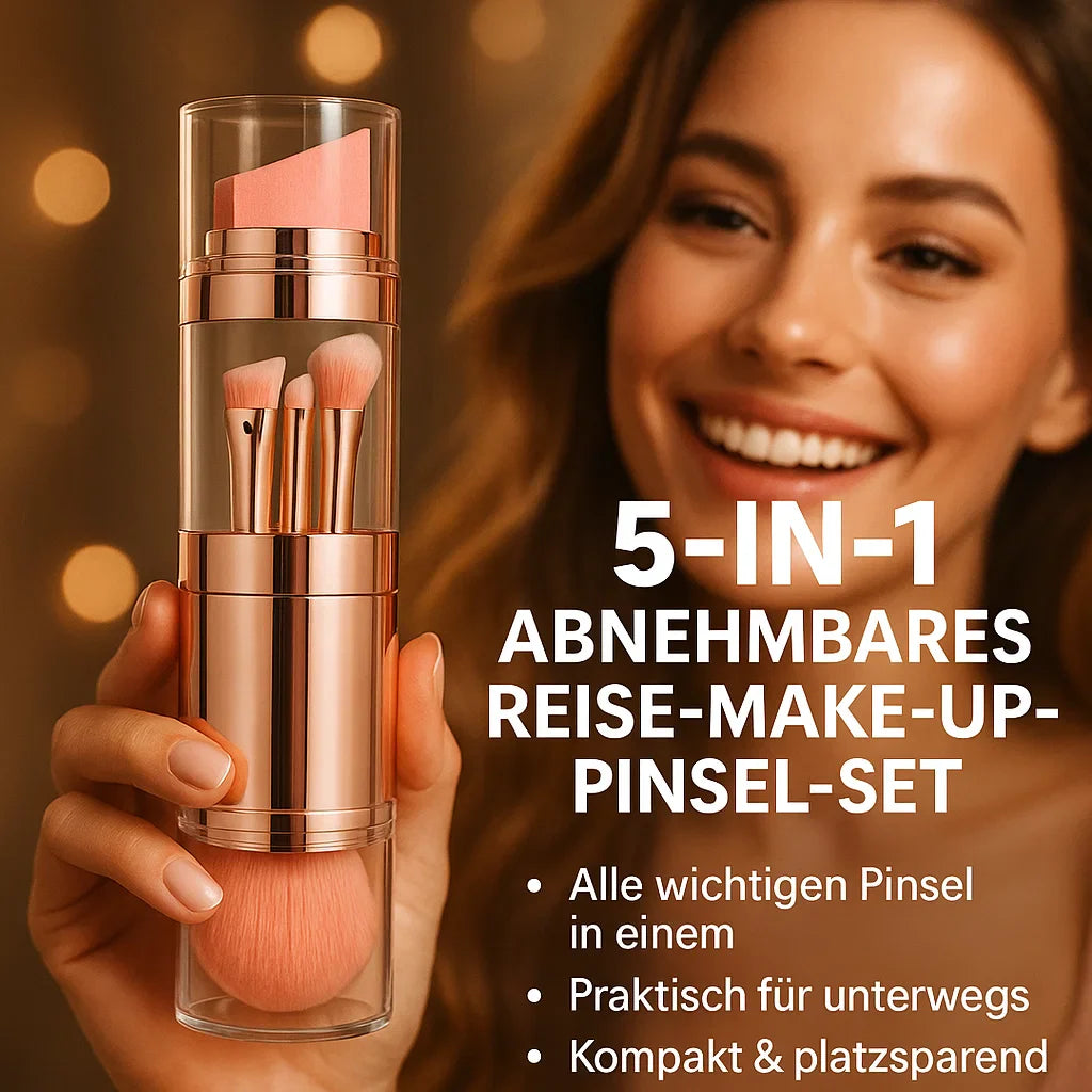 LUXE Mini Kit - Weniger Chaos. Mehr Klasse. Dein 5-in-1 Profi-Pinsel für makellose Looks! ✨