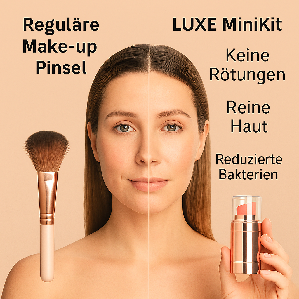 LUXE Mini Kit - Weniger Chaos. Mehr Klasse. Dein 5-in-1 Profi-Pinsel für makellose Looks! ✨