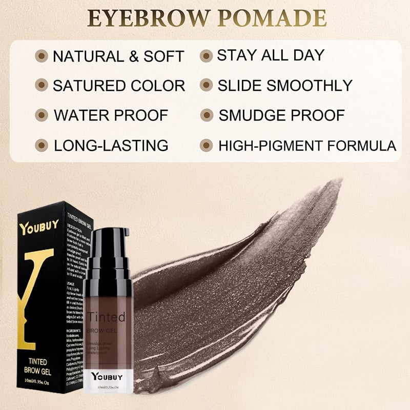 1+1 Gratis! | Eyebrow Gel - Langanhaltendes, wasserfestes, getöntes Augenbrauengel