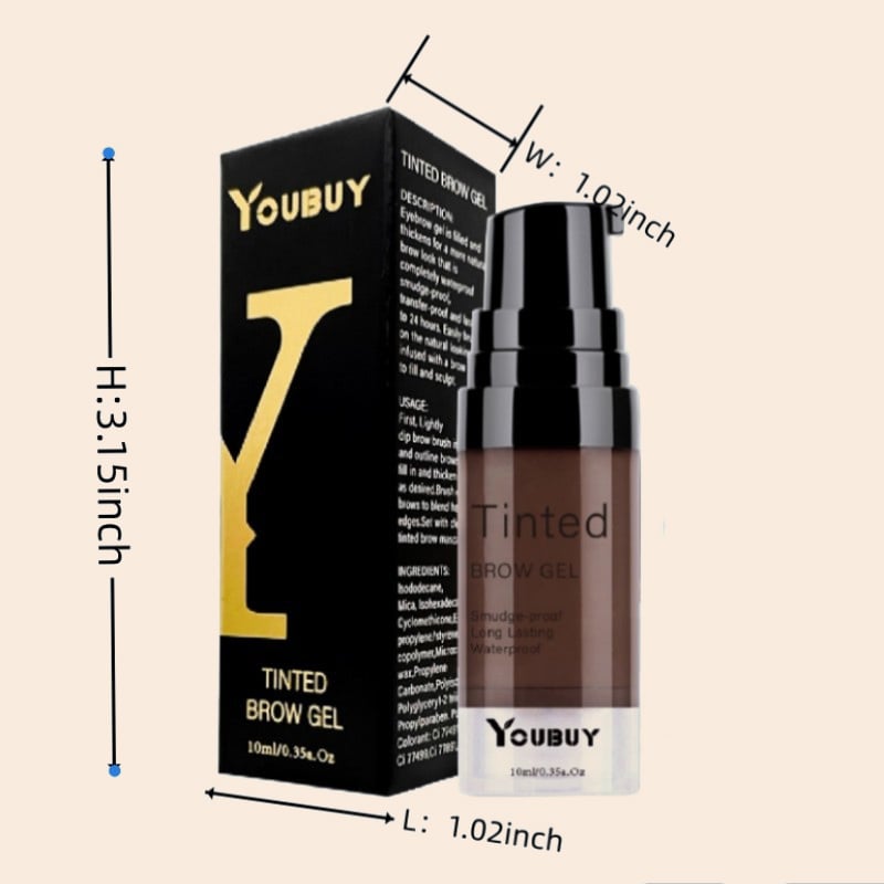 1+1 Gratis! | Eyebrow Gel - Langanhaltendes, wasserfestes, getöntes Augenbrauengel