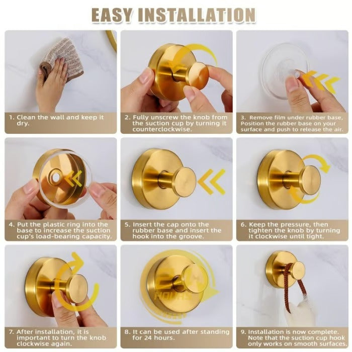 VacuLock – Achieve a powerful hold and a damage-free display.