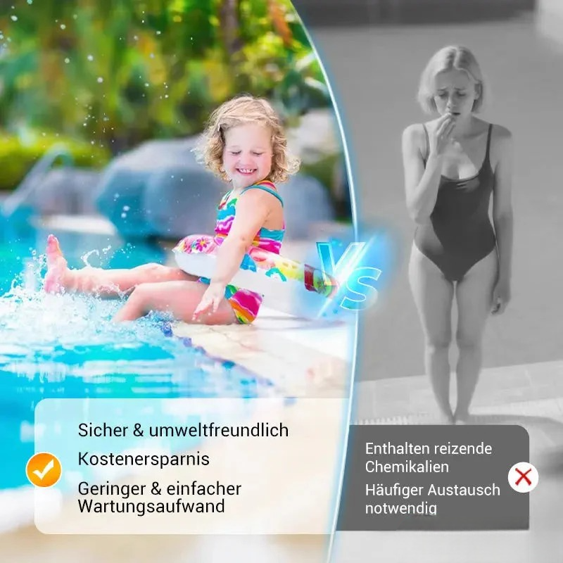 CuPlex Ionizer – Reinigen Sie Ihren Pool mit 85 % weniger Chlor.