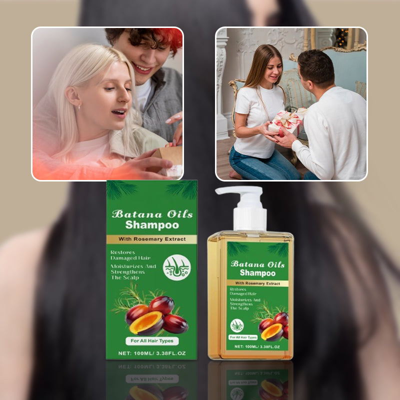 1+1 Gratis | BatanaVital™ Haar-Shampoo - Dein Haar: Lebendig. Natürlich. Schimmernd!