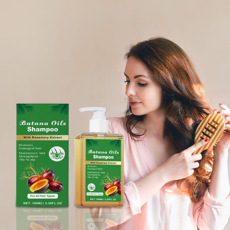 1+1 Gratis | BatanaVital™ Haar-Shampoo - Dein Haar: Lebendig. Natürlich. Schimmernd!