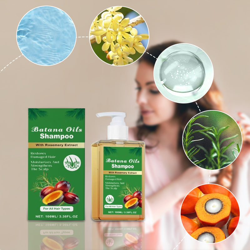 1+1 Gratis | BatanaVital™ Haar-Shampoo - Dein Haar: Lebendig. Natürlich. Schimmernd!