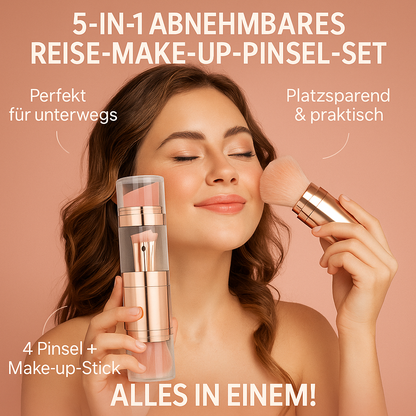 LUXE Mini Kit - Weniger Chaos. Mehr Klasse. Dein 5-in-1 Profi-Pinsel für makellose Looks! ✨