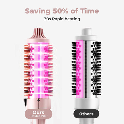 StyleShine™ Ionen-Bürste - Dein Salon-Look, seidig glänzend, in Sekunden!