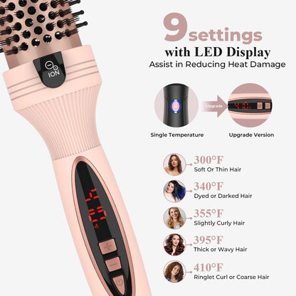 StyleShine™ Ionen-Bürste - Dein Salon-Look, seidig glänzend, in Sekunden!