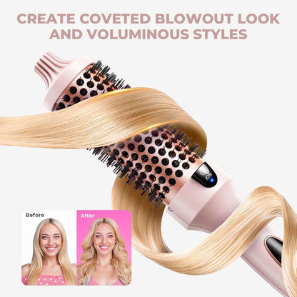 StyleShine™ Ionen-Bürste - Dein Salon-Look, seidig glänzend, in Sekunden!