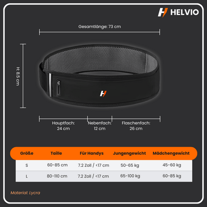 AeroPocket – Helvio | Bleiben Sie konzentriert und laufen Sie bequem.