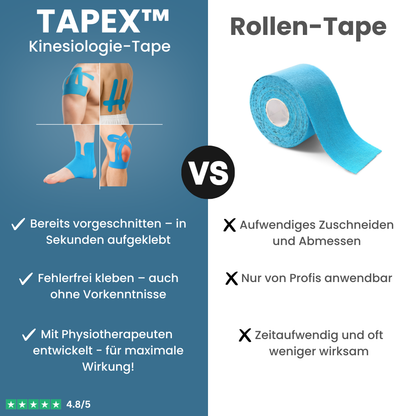 MotionGuard – TAPEX™ :  Schützen Sie Ihre Gelenke und entdecken Sie schmerzfreie Bewegung wieder.