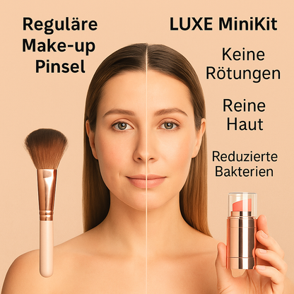 LUXE Mini Kit - Weniger Chaos. Mehr Klasse. Dein 5-in-1 Profi-Pinsel für makellose Looks! ✨