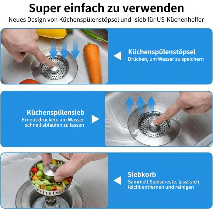 FlowGuard Pro – Sorgen Sie für ein sauberes Waschbecken und einen einwandfreien Abfluss.