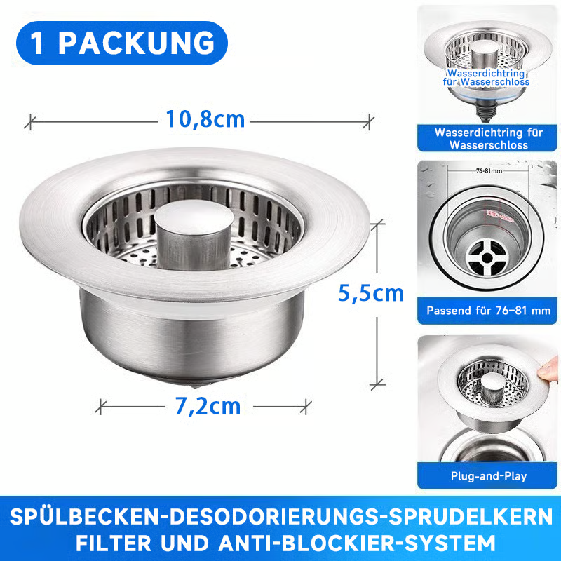 FlowGuard Pro – Sorgen Sie für ein sauberes Waschbecken und einen einwandfreien Abfluss.