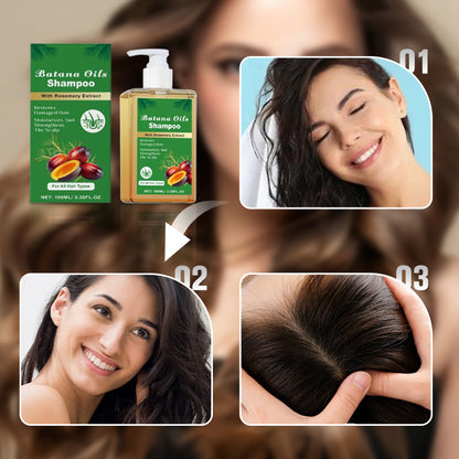 1+1 Gratis | BatanaVital™ Haar-Shampoo - Dein Haar: Lebendig. Natürlich. Schimmernd!