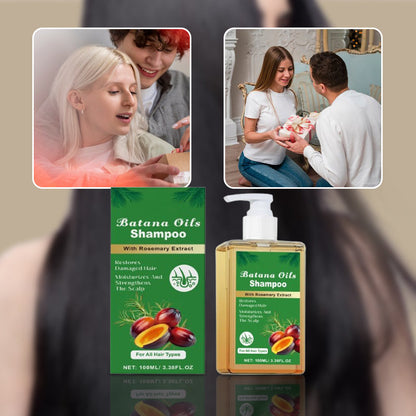 1+1 Gratis | BatanaVital™ Haar-Shampoo - Dein Haar: Lebendig. Natürlich. Schimmernd!